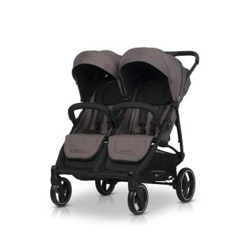 Детска количка за близнаци Euro-Cart Doblo Taupe