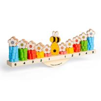 Дървена игра за баланс Bigjigs Пчелички