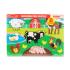 Музикален пъзел Melissa & Doug ферма 8 части 