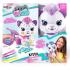 Творчески комплект Canal Toys Плюшена играчка за оцветяване, Kitty