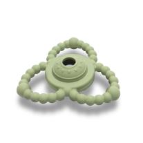 Силиконова гризалка дрънкалка Lorelli Fresh GREEN