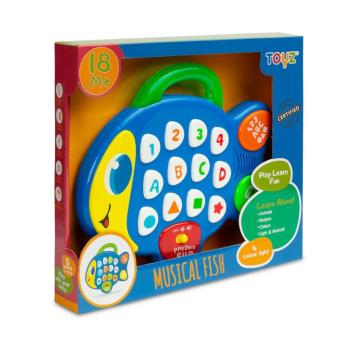 Образователна Играчка - Музикална Рибка Caretero Toyz