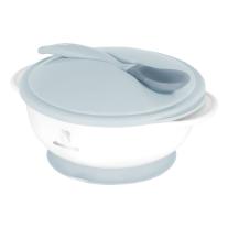 Купа с термо лъжица KikkaBoo Blue