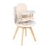 Повдигащ стол за хранене KikkaBoo Pappo, Beige