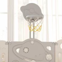 Детска къщичка с ограда и баскетболен кош Feelkids Космонавт