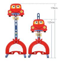 Интерактивен баскетболен кош Feelkids 6 в 1, червен цвят