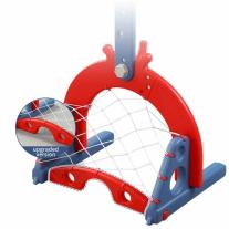 Интерактивен баскетболен кош Feelkids 6 в 1, червен цвят