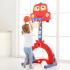 Интерактивен баскетболен кош Feelkids 6 в 1, червен цвят