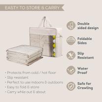 Бебешка двустранна подложка, Taf Toys, Fold ′n Fun, Бял