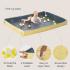 Бебешка двустранна подложка Taf Toys, Fold ′n Fun, Тъмно синьо