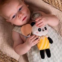 Бебешка мека дрънкалка Taf Toys, Панда Памела