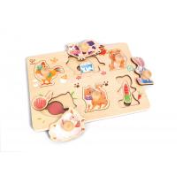 Дървен пъзел Hape, Животни от фермата