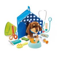 Комплект за игра, Hape, Ветеринарски комплект, 16 части