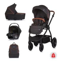 Детска количка Chipolino 3 в 1 Престиж, къпина