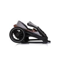 Детска количка Chipolino 3 в 1 Престиж, облачно сиво