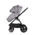 Детска количка Chipolino 3 в 1 Престиж, облачно сиво