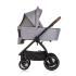 Детска количка Chipolino 3 в 1 Престиж, облачно сиво