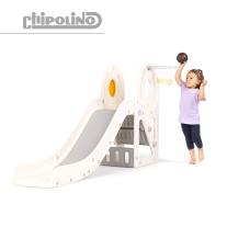 Детска пързалка Chipolino Пате, цвят сива, 170 см