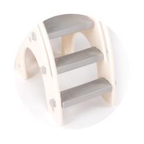 Детска пързалка Chipolino Слонче, цвят сив, 160 см