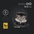 Комплект столчета за кола EasyGo Buz Pro и Buz Pro Body Taupe 2 в 1