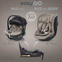 Комплект столчета за кола EasyGo Buz Pro и Buz Pro Body Taupe 2 в 1