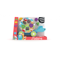 Дървена играчка за дърпане, J′adore, Костенурка сортер