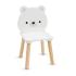Дървена маса с 2 стола Moni Toys White Bears