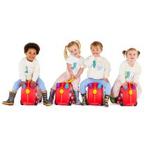 Забавен детски куфар за багаж TRUNKI Peppa