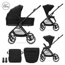 Бебешка количка 2 в 1 Lorelli Venice Black