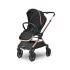 Бебешка количка с реверсивна дръжка 3 в 1 Lorelli Reya Black Jaspe