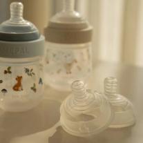 Сет Бебешки Бутилки Little Dutch Mio 4 части Forest Friends