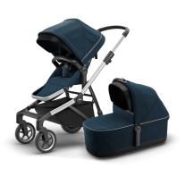 Бебешка количка 2в1 THULE SLEEK NAVY BLUE/ALUMINUM