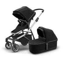 Бебешка количка 2в1 THULE SLEEK MIDNIGHT BLACK/ALUMINUM