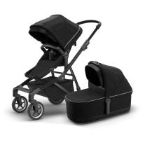 Бебешка количка 2в1 THULE SLEEK MIDNIGHT BLACK/BLACK