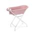 Бебешка вана с оттичане, подложка и стойка Lorelli - 88 сm, Nordic Pink