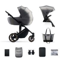 Бебешка количка 2в1 Kinderkraft Prime 2 SHADOW GREY