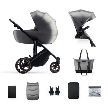 Бебешка количка 2в1 Kinderkraft Prime 2 SHADOW GREY