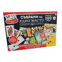 Комплект настолни игри, Lisciani, Ludoteca, Колекция от 100+ класически игри