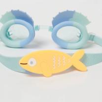 Детски Очила за Плуване SunnyLife Finn the Fish Aqua Blue