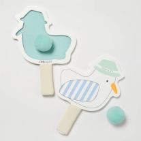 Плажен Сет за Игра с Топче SunnyLife Sid the Seagull Blue Stripe