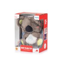 Дишаща плюш играчкачка с музика и светлина Chipolino Коала беж