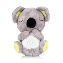 Дишаща плюш играчкачка с музика и светлина Chipolino Коала зел/сива