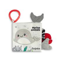 Мека Книжка Sensillo Черно-Бяла Делфинче 