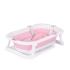 Сгъваема вана с мрежа и стойка Chipolino Малибу, 78 сm, розова