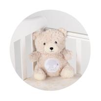 Плюшена играчка с проектор-музика Chipolino Мече беж