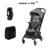 Лятна количка KinderKraft PILOT 2 PLATINUM GRAY