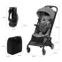 Лятна количка KinderKraft PILOT 2 PLATINUM GRAY