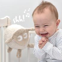 Помощник за сън със сензор за плач и светлина Овцата Ewan DELUXE Бежов