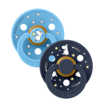 Залъгалки Bibs x Moomin COLOUR Good Night, 0-6 месеца