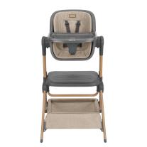 Мини кошара и Стол за хранене Kikka Boo Sleat Me 2 в 1, цвят Beige